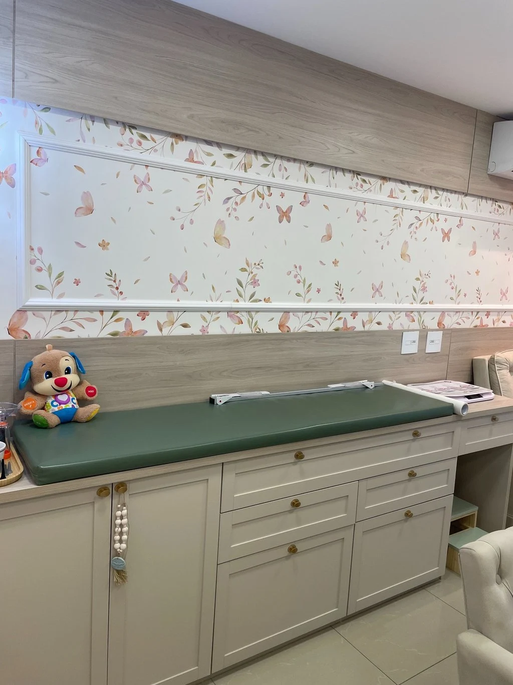Detalhes do espaço de atendimento infantil